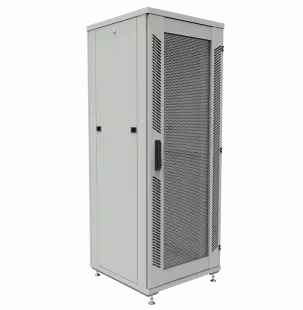 Шкаф телекоммуникационный напольный ШТК-1М 33U (600 х 600 х 1560 мм), дверь перфорация, дверь перфорация 