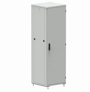 Шкаф телекоммуникационный напольный ШТК-1М 42U (600 х 600 х 1960 мм), дверь металл, стенка 