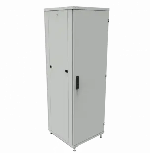 Шкаф телекоммуникационный напольный ШТК-1М 38U (600 х 600 х 1782 мм), дверь металл, стенка 