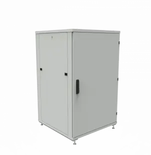 Шкаф телекоммуникационный напольный ШТК-1М 27U (800 х 800 х 1293 мм), дверь металл, стенка 