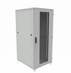 Шкаф телекоммуникационный напольный ШТК-1М 38U (800 х 1000 х 1782 мм), дверь стекло, стенка 