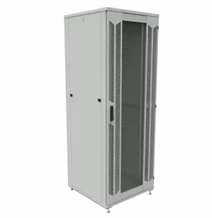 Шкаф телекоммуникационный напольный ШТК-1М 47U (800 х 800 х 2182 мм), дверь перфорация, дверь перфорация 