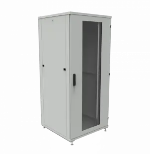 Шкаф телекоммуникационный напольный ШТК-1М 38U (800 х 800 х 1782 мм), дверь стекло, стенка 