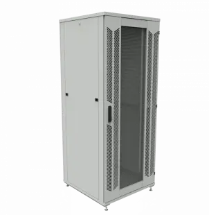 Шкаф телекоммуникационный напольный ШТК-1М 42U (800 х 800 х 1960 мм), дверь перфорация, дверь перфорация 