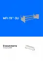 Модуль подключения МП-19"-3U, укомплектованный плинтами thumb_0