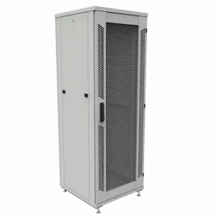 Шкаф телекоммуникационный напольный ШТК-1М 36U (600 х 600 х 1693 мм), дверь перфорация, дверь перфорация 
