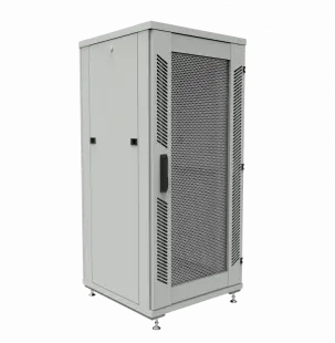 Шкаф телекоммуникационный напольный ШТК-1М 27U (600 х 600 х 1293 мм), дверь перфорация, дверь перфорация 