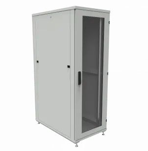 Шкаф телекоммуникационный напольный ШТК-1М 36U (600 х 800 х 1693 мм), дверь стекло, стенка 