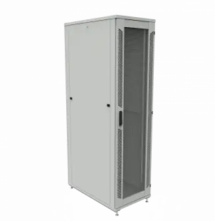 Шкаф телекоммуникационный напольный ШТК-1М 47U (600 х 1000 х 2182 мм), дверь перфорация,  дверь перфорация 