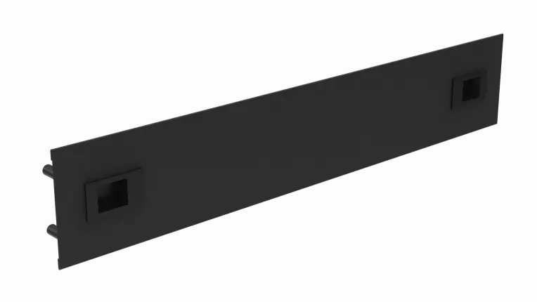 Заглушка 19"-2U безынструментальная, RAL9005 МУАР img_0