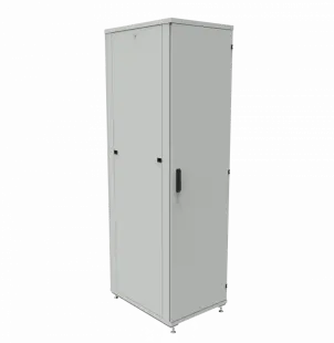 Шкаф телекоммуникационный напольный ШТК-1М 47U (600 х 800 х 2182 мм), дверь металл, стенка 