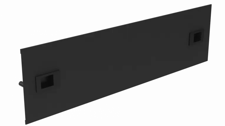 Заглушка 19"-3U безынструментальная, RAL9005 МУАР img_0