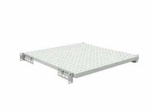 Полка стационарная ПС-19"/1U-460, гл. 460 мм, 4-точечное крепление, нагрузка 100 кг 