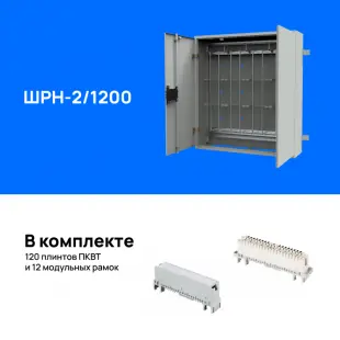 Шкаф настенный ШРН-2/1200, укомплектованный плинтами 