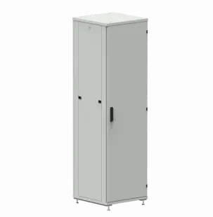 Шкаф телекоммуникационный напольный ШТК-1М 45U (600 х 600 х 2093 мм), дверь металл, стенка 