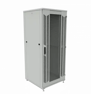 Шкаф телекоммуникационный напольный ШТК-1М 40U (800 х 800 х 1871 мм), дверь перфорация, дверь перфорация 