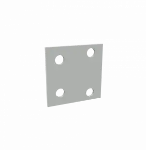 Планка переходная 19"-1U в стойку 21" 