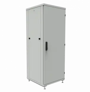 Шкаф телекоммуникационный напольный ШТК-1М 33U (600 х 600 х 1560 мм), дверь металл, дверь металл 