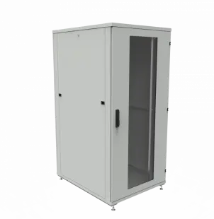 Шкаф телекоммуникационный напольный ШТК-1М 36U (800 х 1000 х 1693 мм), дверь стекло, стенка 