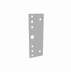 Планка переходная 19"-3U в стойку 21" 